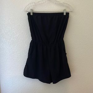 Strapless Shorts Romper